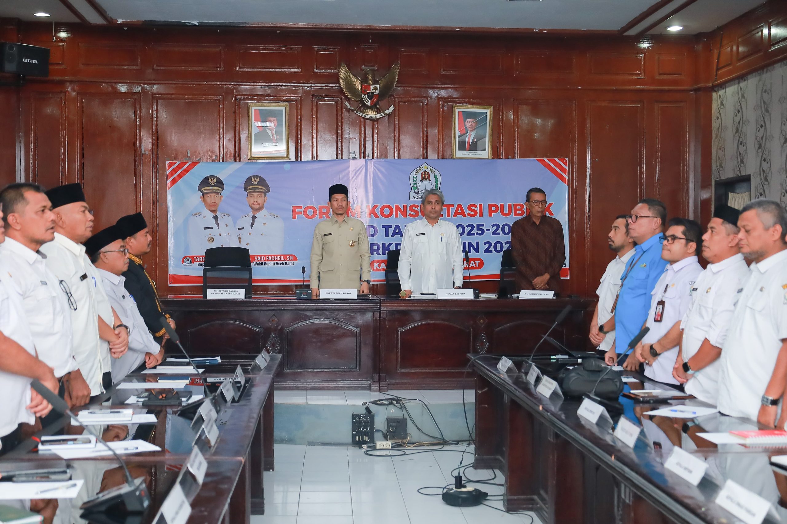 Bupati Aceh Barat Ajak Seluruh SKKP Berperan Aktif dalam Menyusun RPJMD 2025-2029 dan RKPD 2026