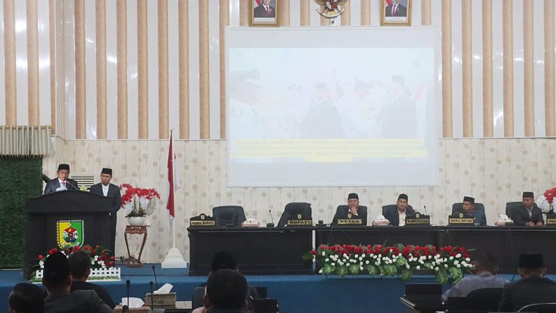 Bupati dan Wabup Sergai Sampaikan Lima Misi Prioritas “Dambaan Mantap” Dalam Rapat Paripurna DPRD