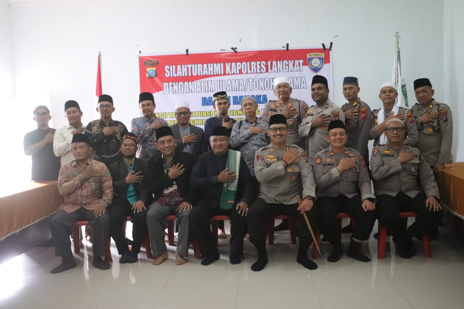 Perkuat Sinergi Kamtibmas yang Kondusif di Bulan Ramadhan:Kapolres Langkat Silaturahmi ke MUI