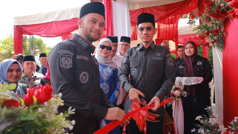Bupati Aceh Barat Dampingi Wakil Bupati Resmikan Rumah Singgah Bagi Masyarakat Aceh Barat 