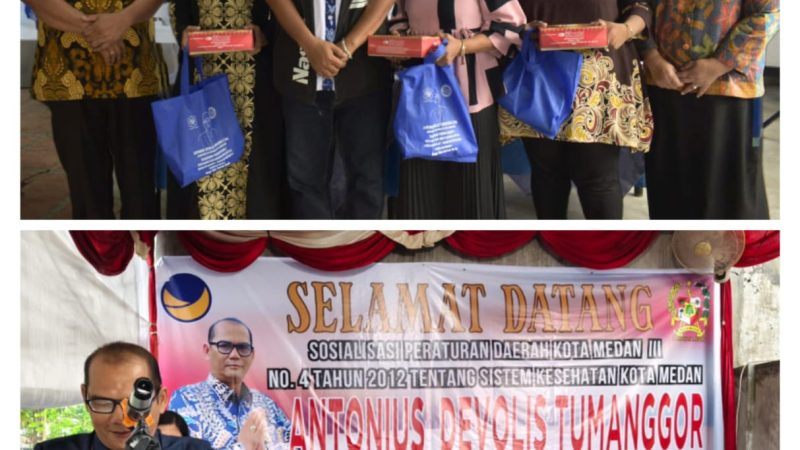 Gelar Sosper No. 4 Tahun 2012, Antonius Tumanggor Himbau Warga Menjaga Kesehatan Selama Bulan Puasa dan Memanfaatkan Pelayanan Kesehatan Gratis UHC