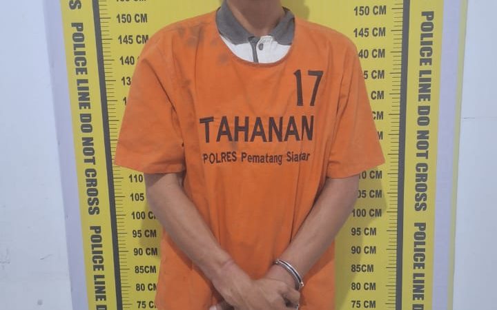 Polres Pematangsiantar Berhasil Amankan DS Pelaku Kasus Curat