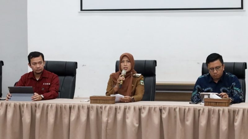 Wali Kota Pematangsiantar Diwakili Wakil Wali Kota Herlina, di Acara  Pembukaan Capacity Building/Rapat Program Kerja TPAKD Kota Pematangsiantar Tahun 2025