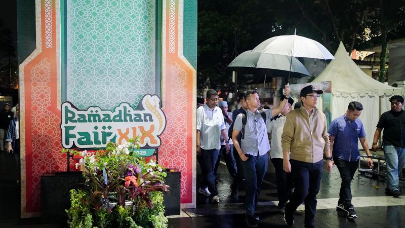 Rico Waas Tinjau Persiapan Akhir Ramadan Fair 2025 Medan