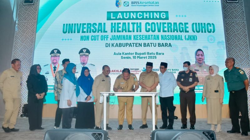Bupati Baharuddin Siagian Launching Program Universal Health Coverage (UHC), Masyarakat Batu Bara Bisa Berobat Gratis