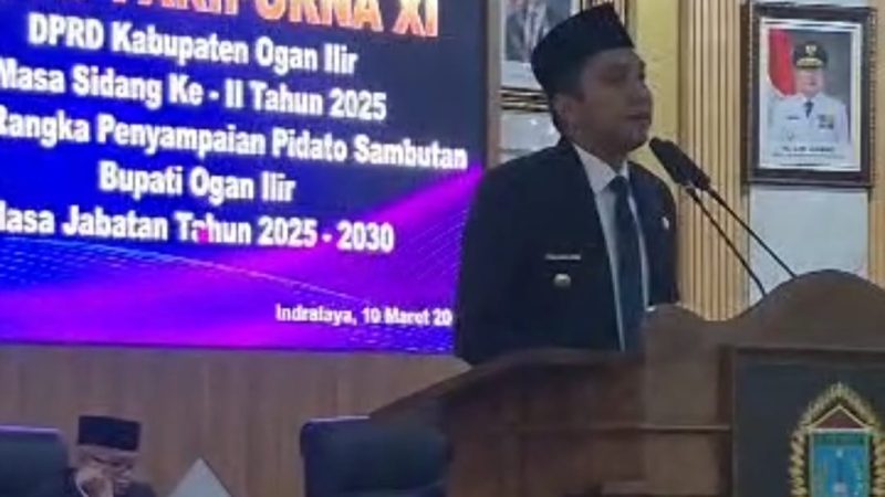 Pidato Perdana Bupati Ogan Ilir Pada Rapat Paripurna DPRD OI
