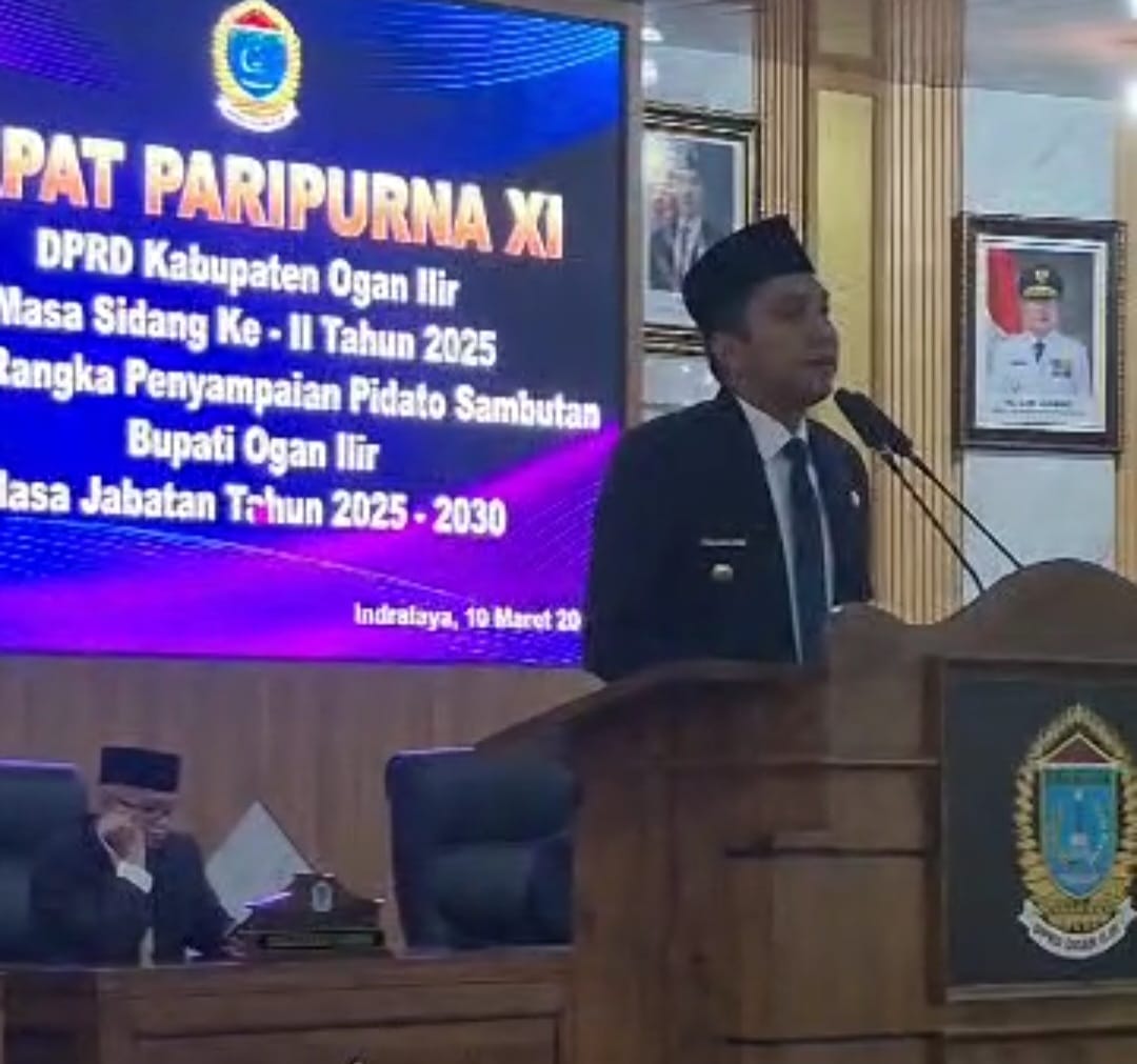 Pidato Perdana Bupati Ogan Ilir Pada Rapat Paripurna DPRD OI