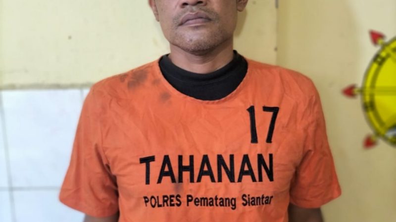 Polres Pematangsiantar Lakukan Penahanan Terhadap Pelaku Curat Asal Sergai