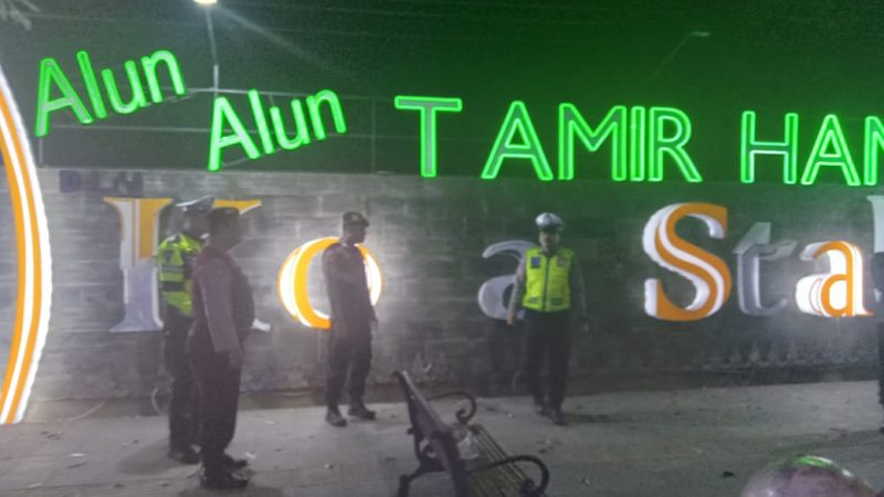 Satuan Samapta dan Satuan Lalu Lintas Polres Langkat Polda Sumut Gelar Patroli di Titik Rawan