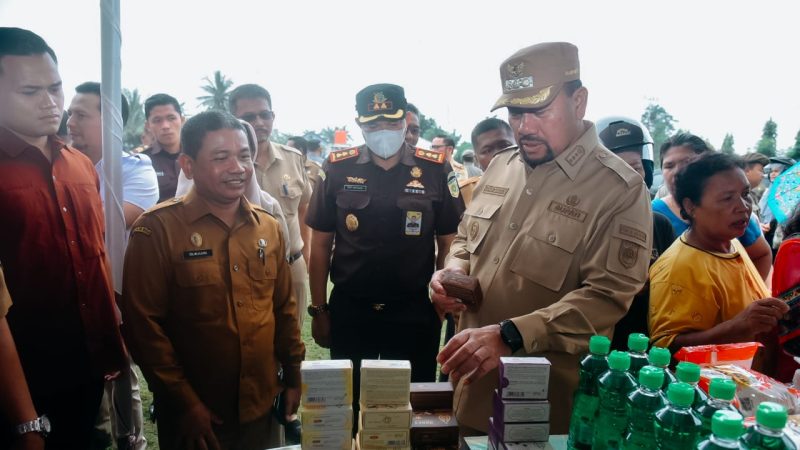 Bupati Baharuddin Siagian Buka Operasi Pasar Murah, Penuhi Kebutuhan Pokok dengan Harga Terjangkau
