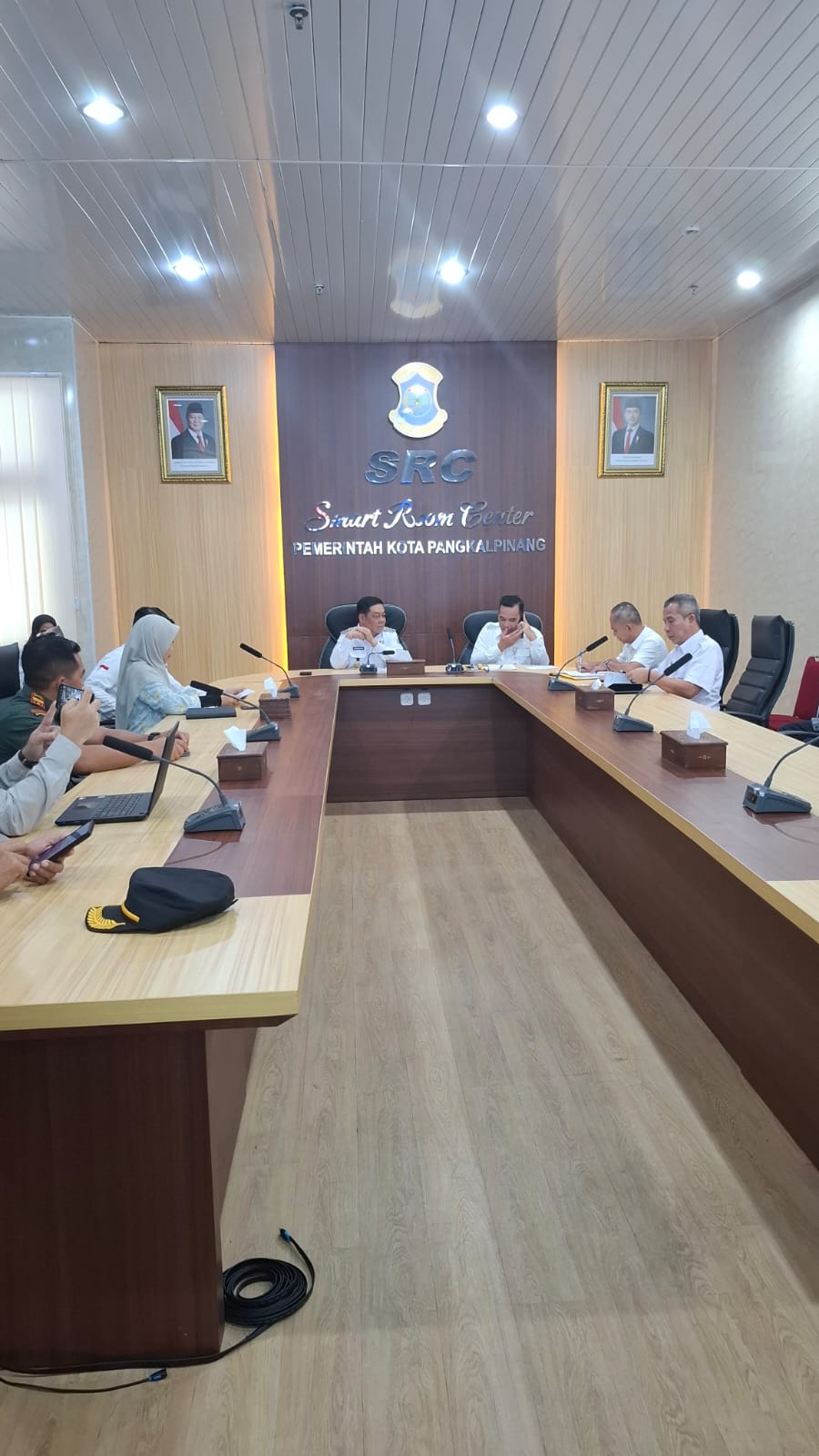 Pj Walikota Pangkalpinang menghadiri Rakor TPID pada Bulan Ramadhan dan Menjelang Perayaan Idul Fitri 1446 H