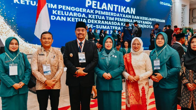 Ketua TP PKK Batu Bara Ny. Henny Baharuddin Siagian Resmi Dilantik oleh Ketua TP PKK Sumut