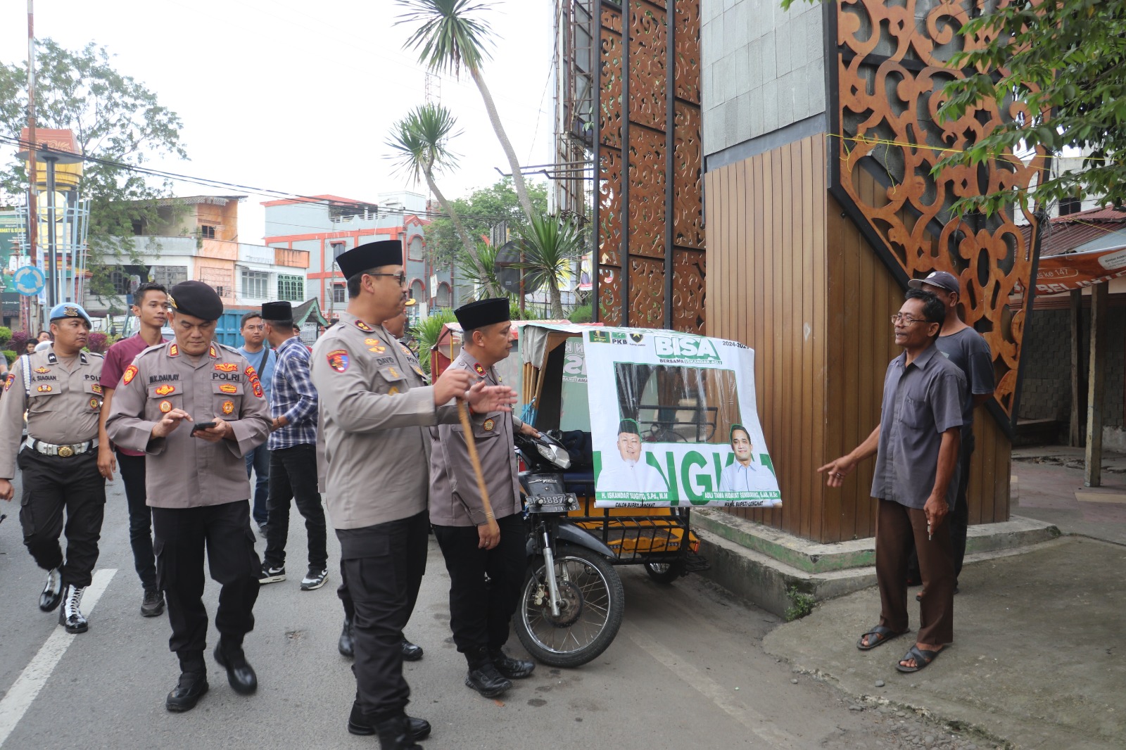 Kapolres Langkat Polda Sumut Pastikan Pedagang Takjil Bebas dari Pungli