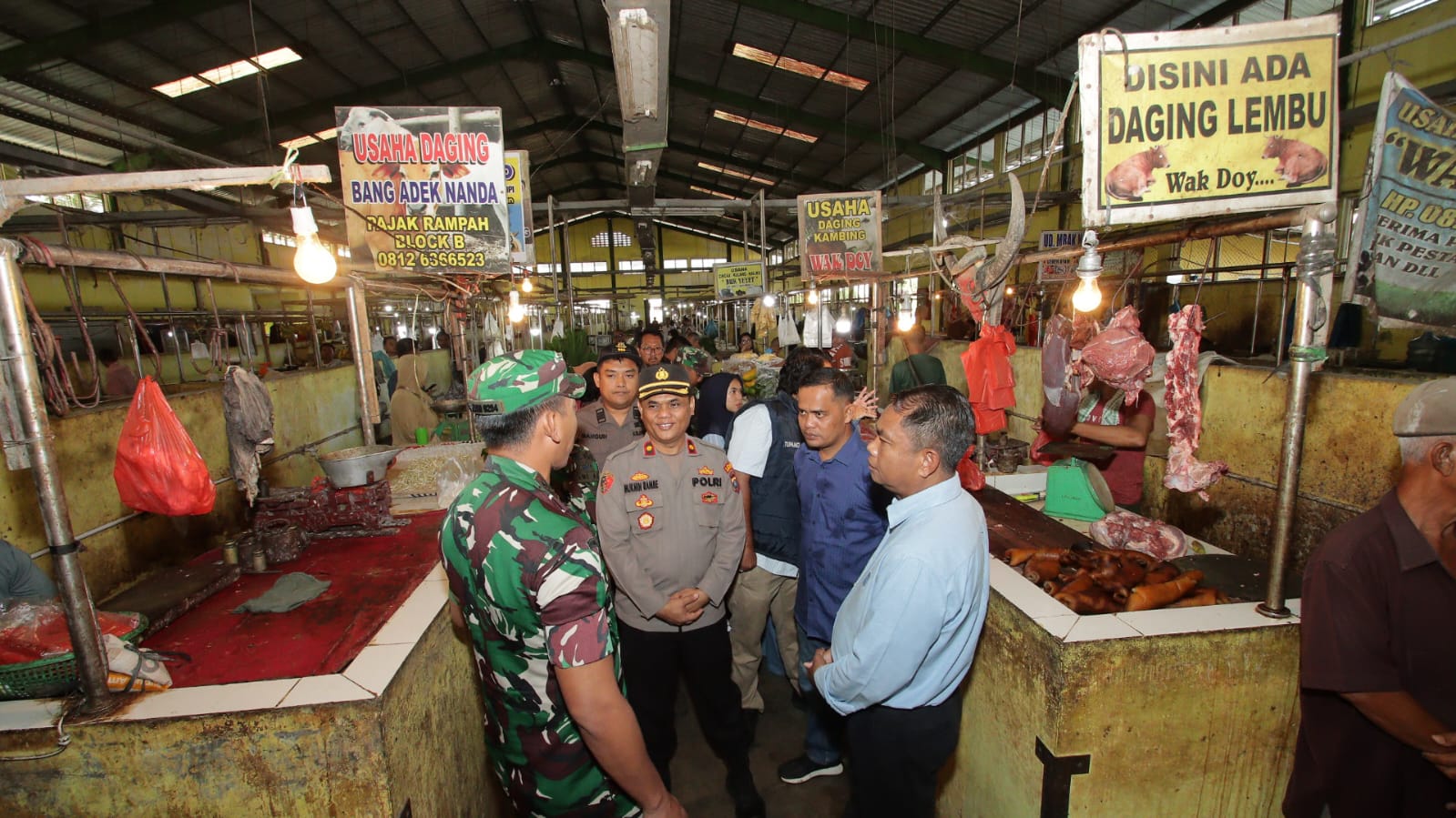 Kapolres Sergai Bersama Forkopimda Sidak Pasar Jelang 15 Hari Idul Fitri 1446 H