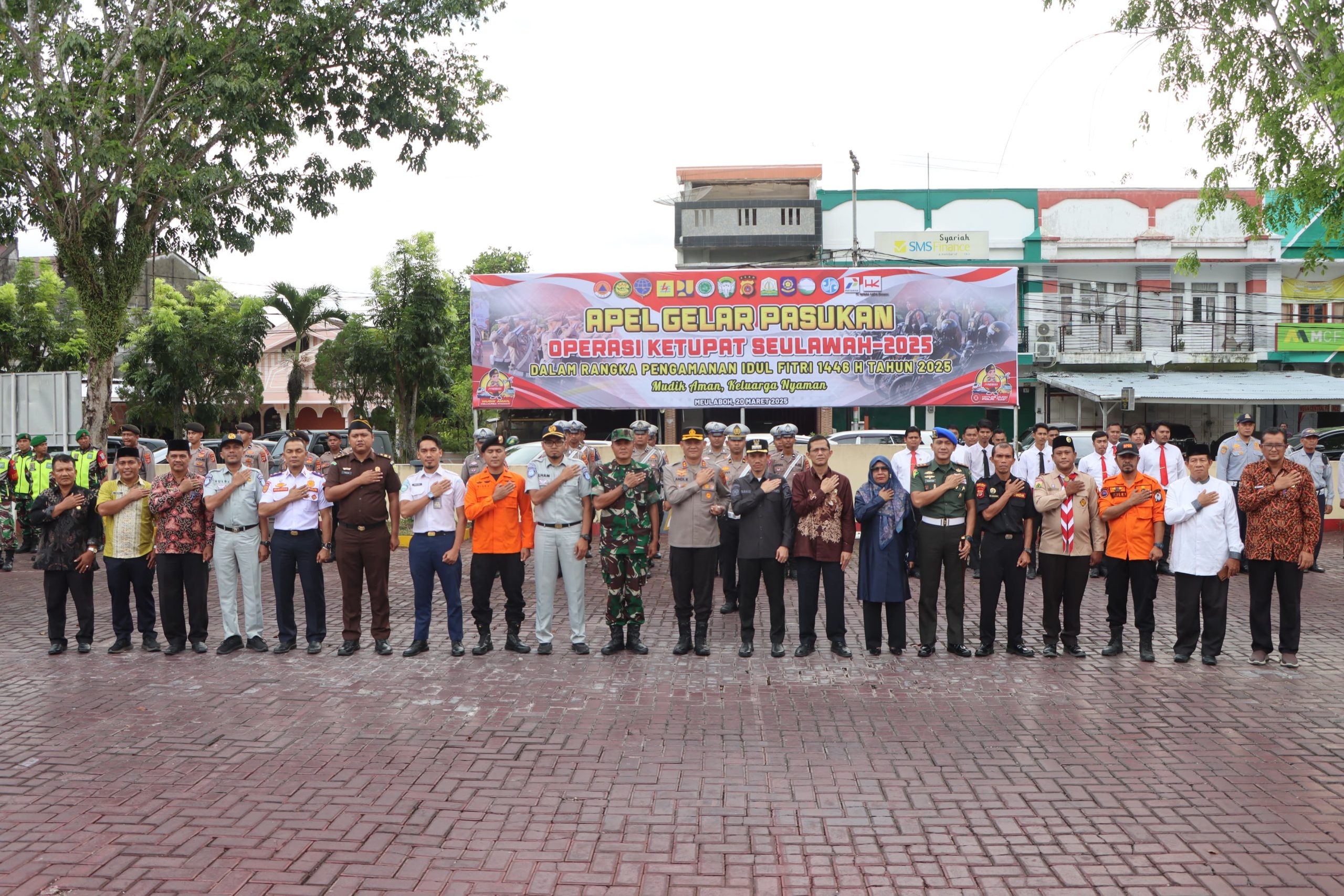 Siap Amankan Mudik Lebaran! Polres Aceh Barat Apel Gelar Pasukan Operasi Ketupat Seulawah 2025
