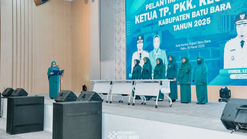 Ketua TP PKK Batu Bara Lantik dan Kukuhkan 6 Ketua TP PKK Kecamatan
