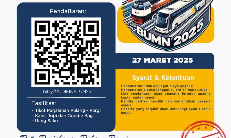 Sambut Idul Fitri Tahun 2025, PT Inalum Sediakan Transportasi Mudik Gratis