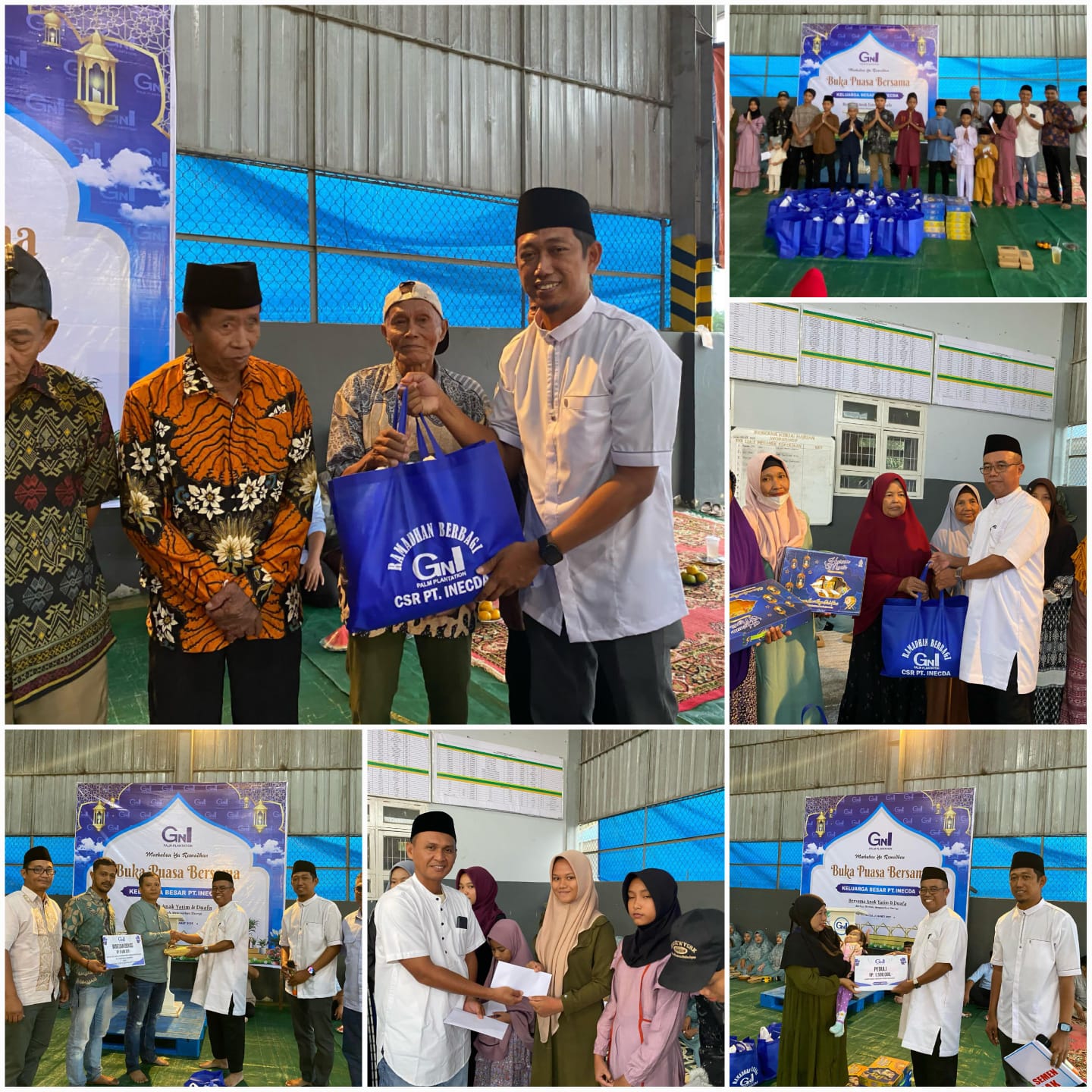 PT. Inecda Buka Puasa Bersama Anak Yatim & Dhuafa Berbagi Berkah Ramadhan 1446 H Di Dalam Areal Perusahaan