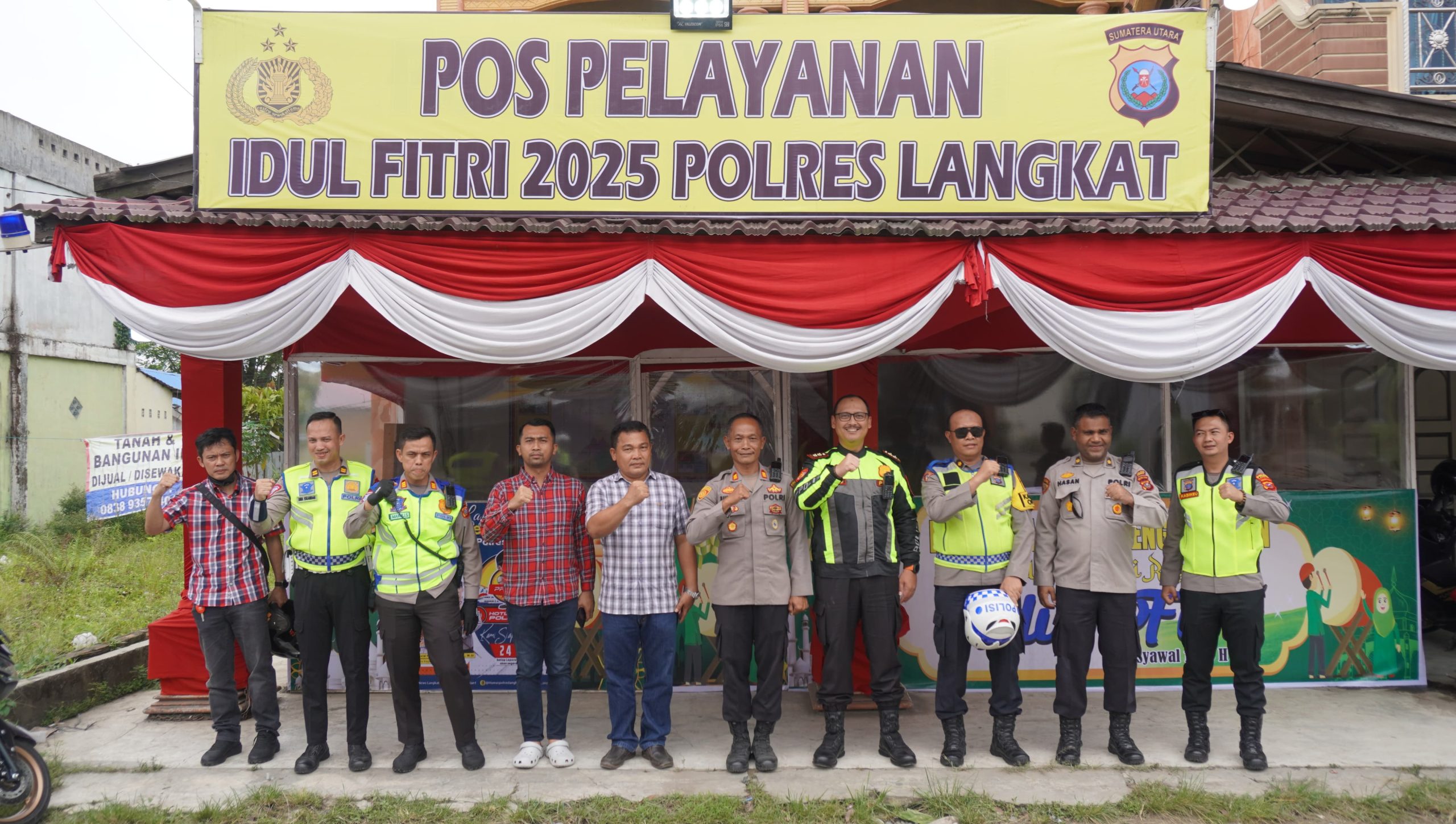 Kapolres Langkat Cek Kesiapan Pos Pengamanan Ops Ketupat Toba 2025
