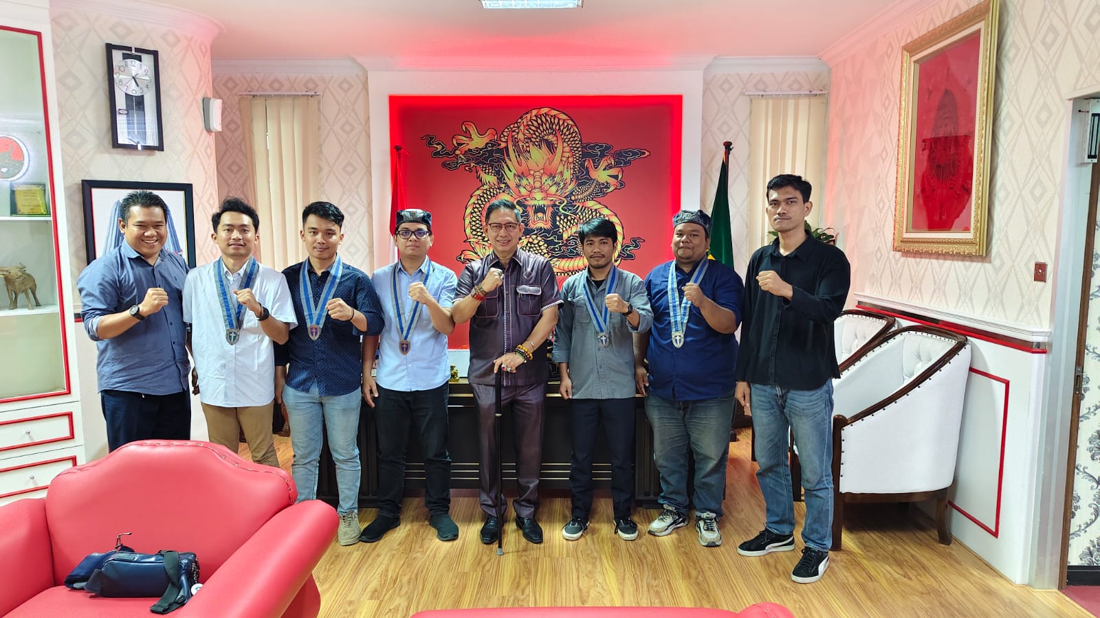 Ketua DPRD Medan Wong Chun Sen Terima Kehadiran Pengurus BPC GMKI Medan