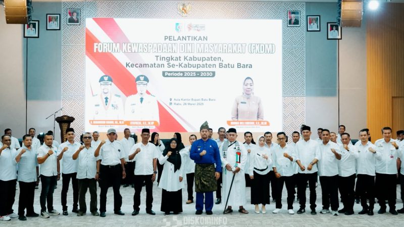 Bupati Baharuddin Siagian Lantik FKDM Periode 2025 – 2030
