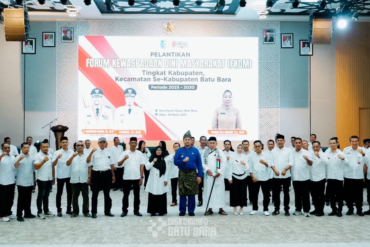 Bupati Baharuddin Siagian Lantik FKDM Periode 2025 – 2030