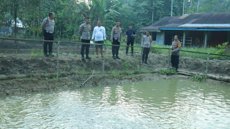 Jelang Lebaran, Kapolres Inhu Cek 6.000 Bibit Ikan untuk Ketahanan Pangan
