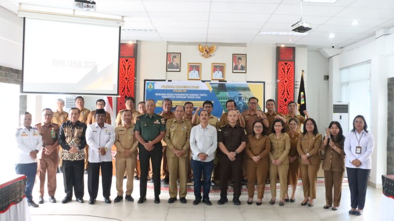 Pemkab Samosir Gelar Forum Konsultasi Publik Rencana Kerja Pemerintah Daerah (RKPD) Kabupaten Samosir Tahun 2026