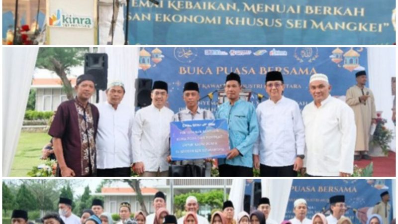 PT Kawasan Industri Nusantara (PT KINRA) KEK Sei Mangkei Melaksanakan Buka Puasa Bersama Dirangkai Santuni Anak Yatim, Jompo/Duafa dan Disabilitas