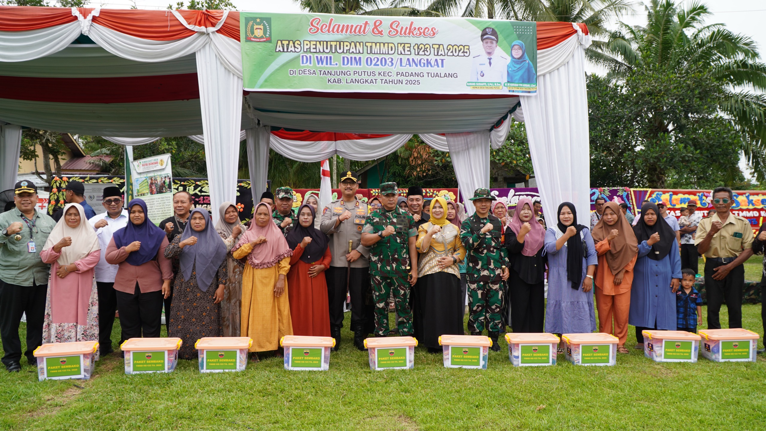 Pemkab Langkat Apresiasi TMMD ke-123: Wujud Sinergitas TNI membangun Desa