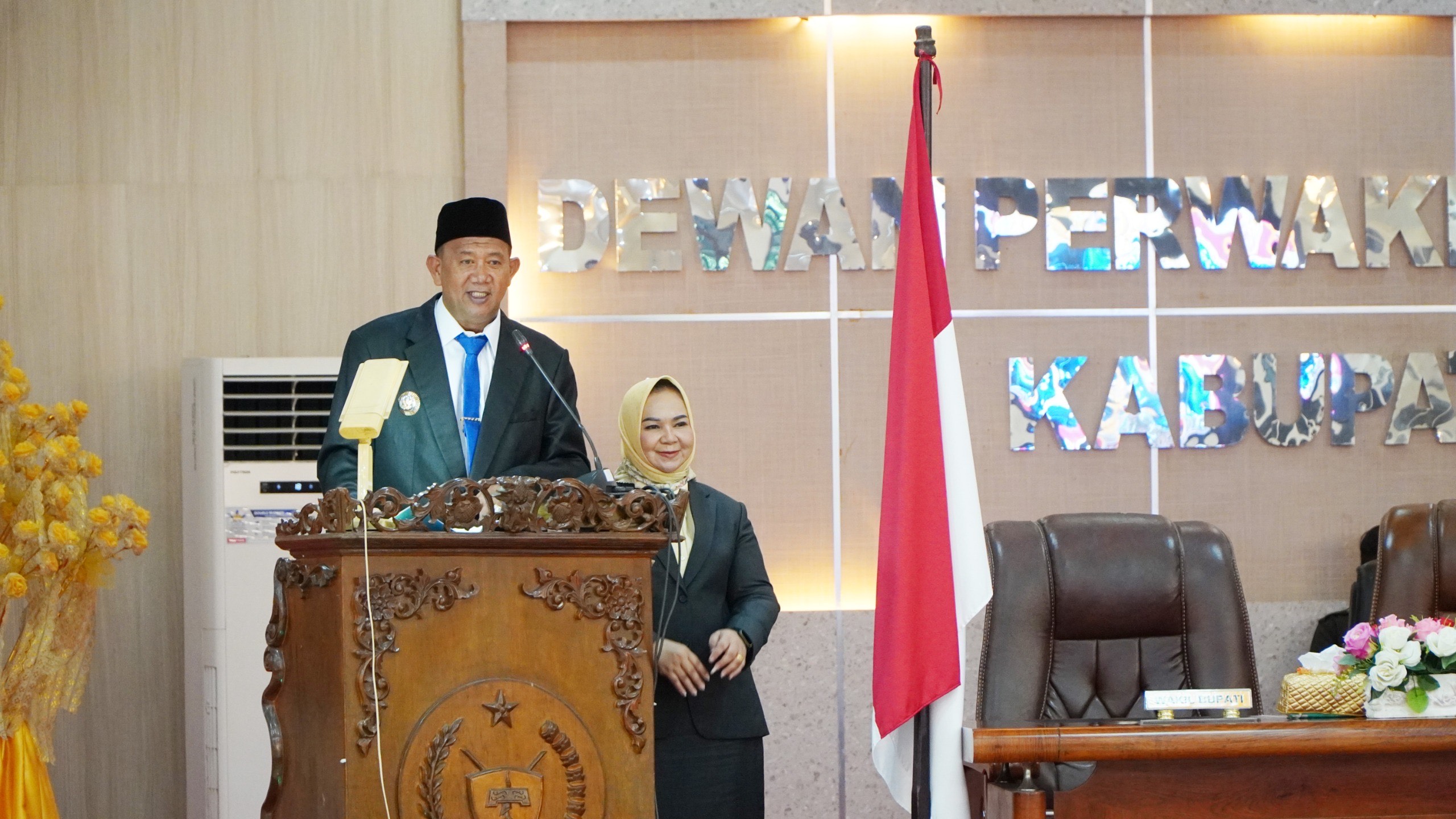 Pidato Perdana, Bupati Langkat Syah Afandin Ajak Seluruh Elemen Bersatu Membangun Daerah
