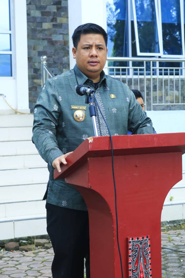 HUT Samosir ke-21, Ini Pidato Bupati Samosir di Rapat Paripurna Istimewa