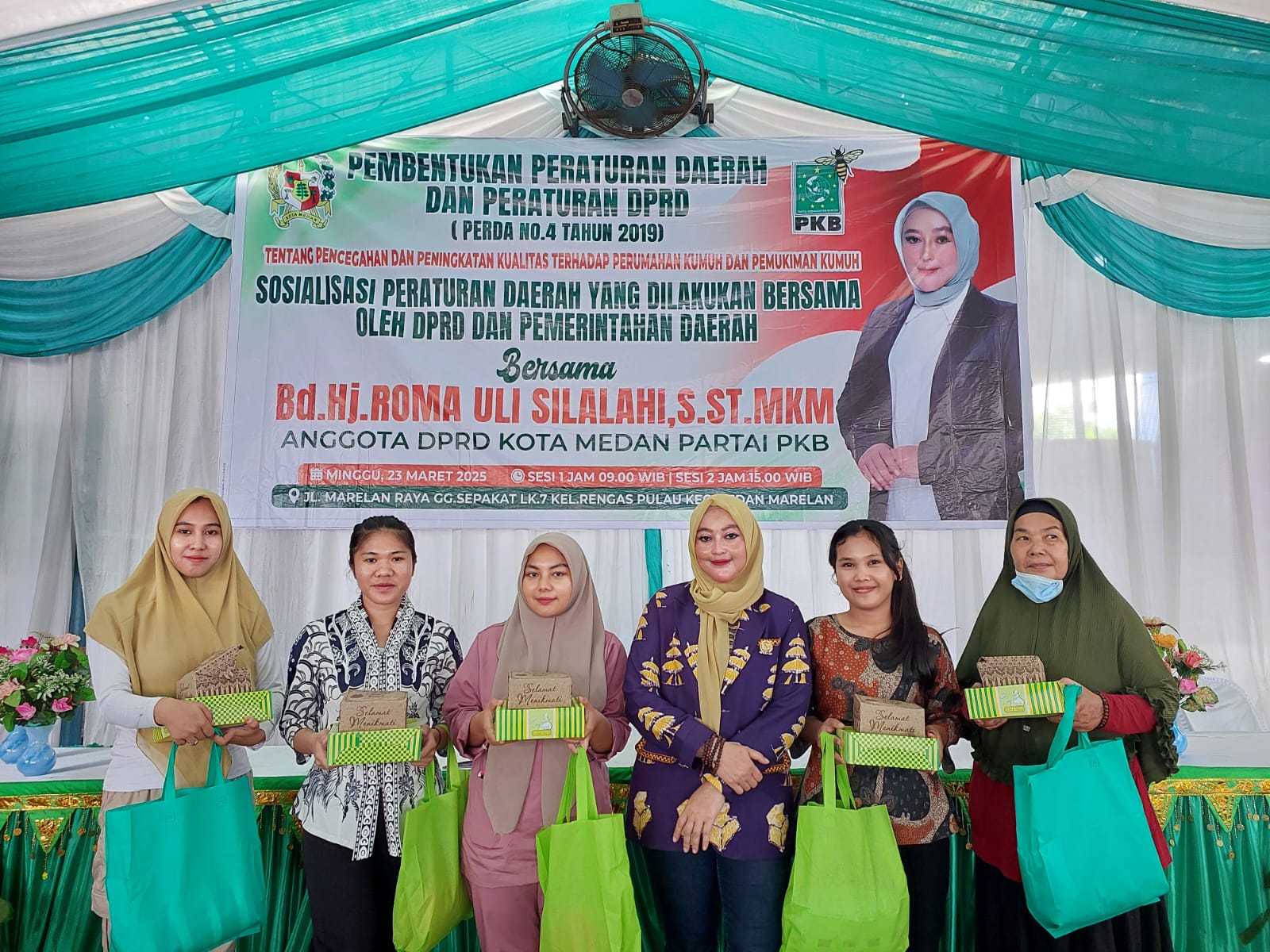 Hj. Roma Uli Tepis Pemberitaan Alihkan Sosper Jadi Ajang Tali  Asih