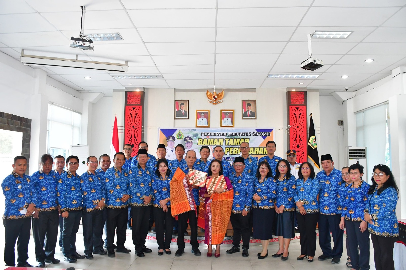 Wabup Samosir Masuki Purna Tugas, Pemkab Samosir Gelar Ramah Tamah Dan Perpisahan