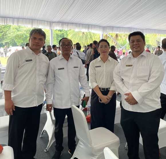 Bupati Dan Wakil Bupati Terpilih Kabupaten Samosir Ikuti Gladi Bersih Pelantikan Kepala Daerah Se Indonesia