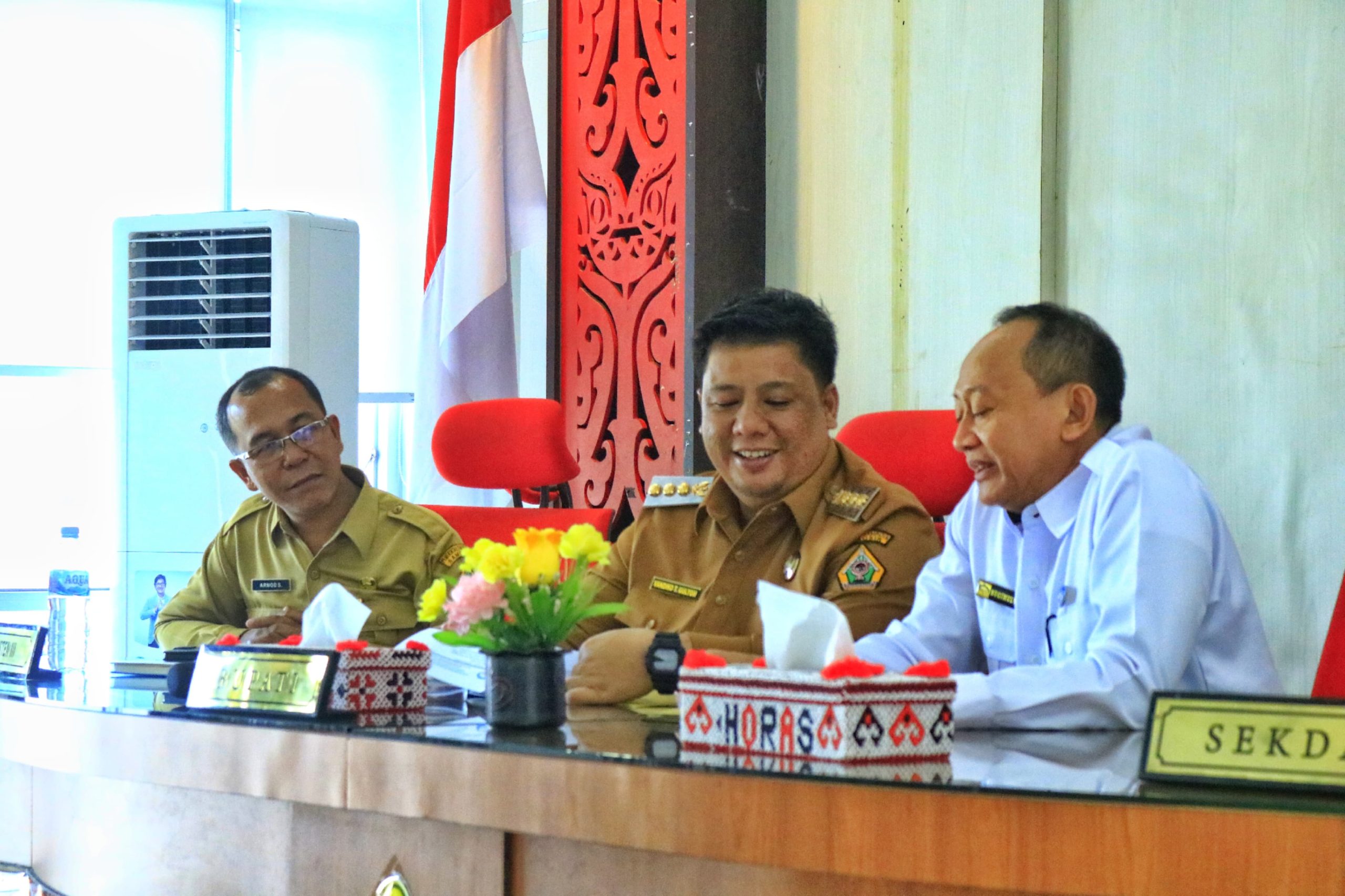 Terima Kunjungan Bpkp Sumut, Bupati Samosir Buka Entry Meeting Perencanaan Penganggaran