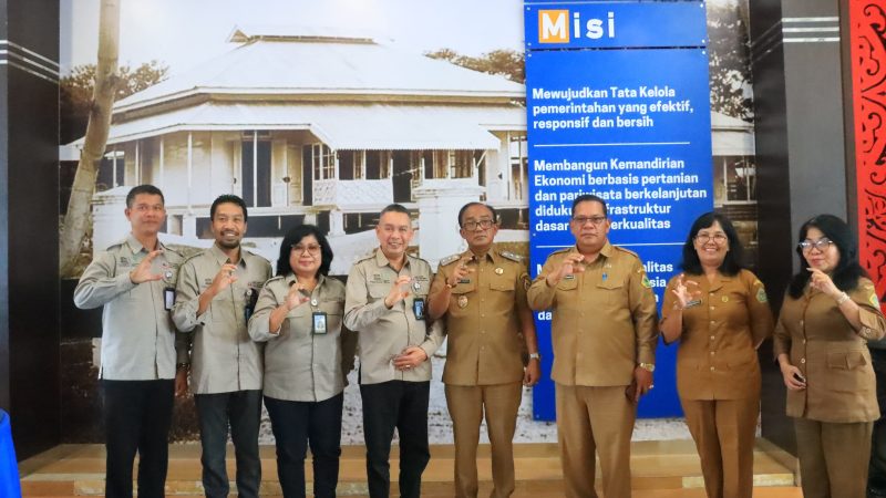 Wakil Bupati Samosir Terima Audiensi BP Toba Caldera UNESCO Global Geopark