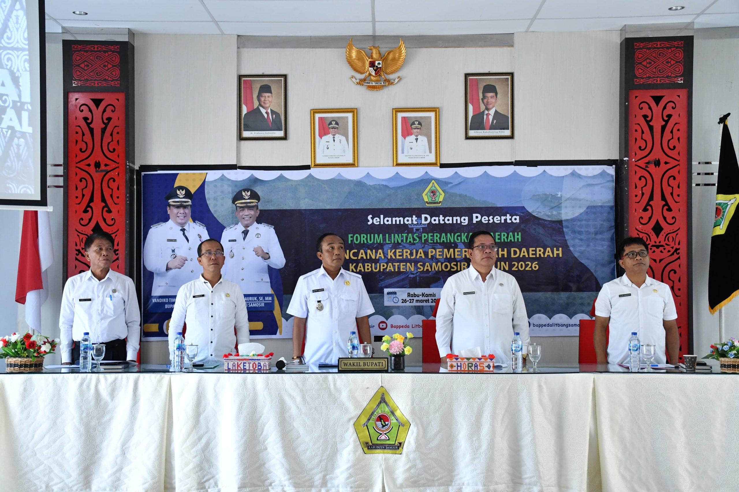 Susun RKPD 2026, Pemkab. Samosir Gelar Forum Lintas Perangkat Daerah