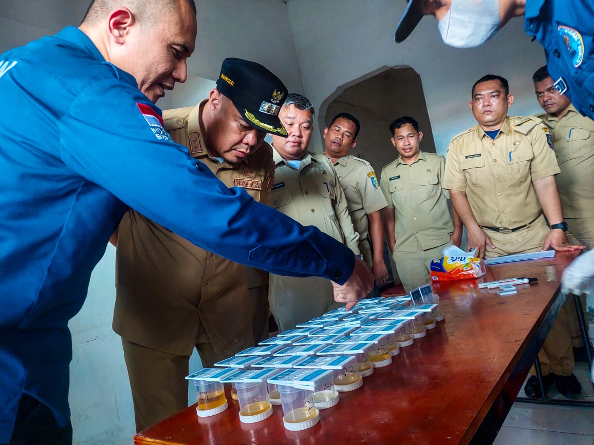 Bupati Baharuddin Siagian Tegaskan ASN dan Non ASN Harus Bersih dari Narkoba