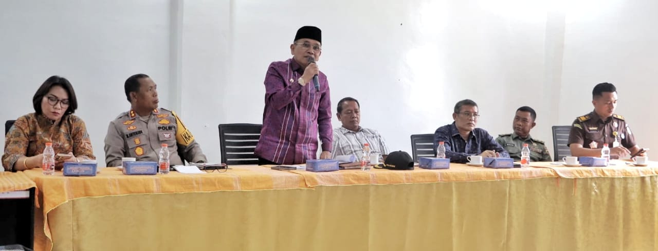 Pimpin Rakor Penanganan Banjir di Pasar Bawah Serbalawan, Bupati Simalungun: Segera Turunkan Konsultan