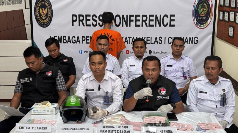 Petugas Lapas Cipinang Gagalkan Penyelundupan Narkotika Jenis Sabu