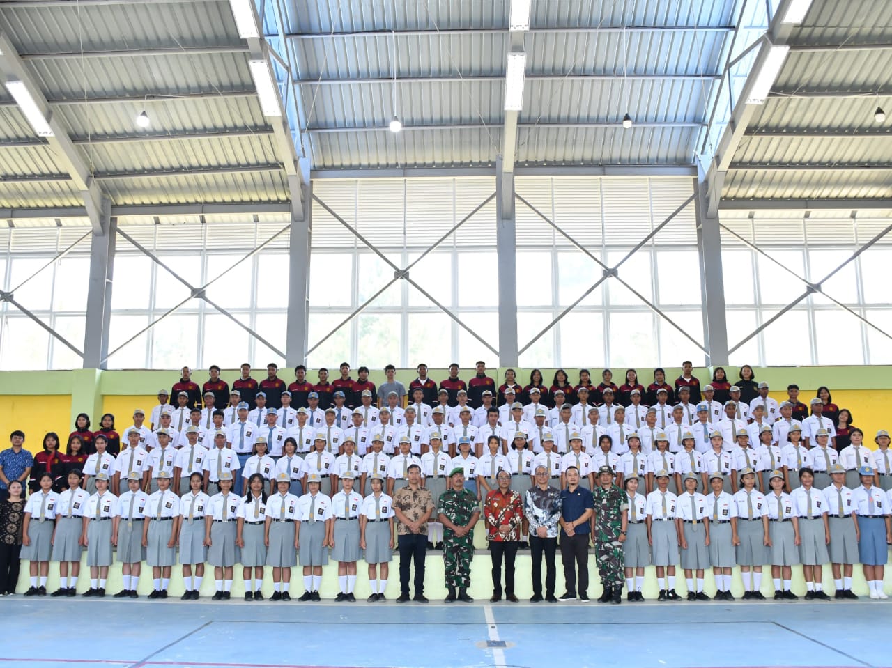 Wabup Pimpin Upacara Seleksi Paskibraka 2025, Tingkat Kabupaten Samosir 