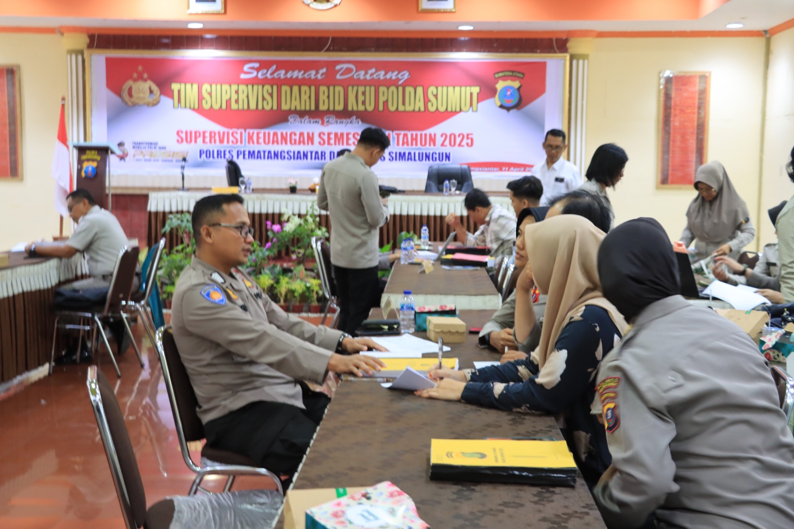 Polres Pematangsiantar Terima Kunker Tim Supervisi Bid KEU Polda Sumut