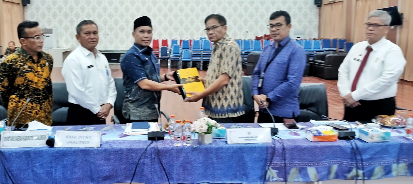 Wakil Bupati Simalungun Hadiri Kegiatan Exit Meeting Pemeriksaan Terperinci BPK RI Perwakilan Prov Sumut