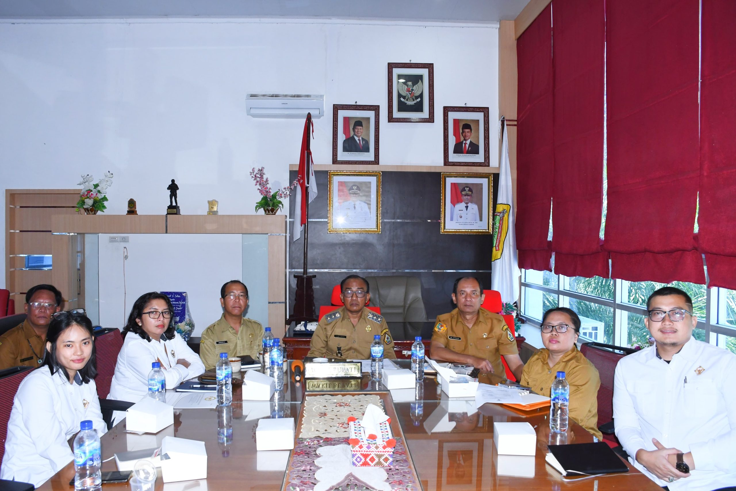 Wabup Samosir Menerima Tim BPK untuk Pemeriksaan Terperinci LKPD 2024