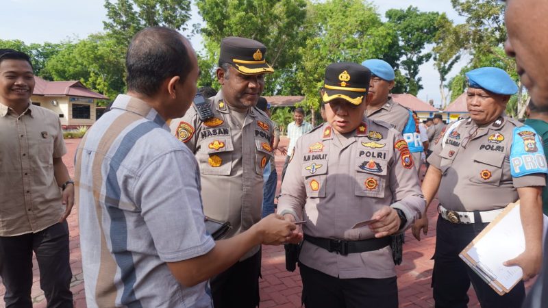 Waka Polres Langkat Laksanakan Gaktiblin Kepada Personil Sebagai Wujud Pengawasan dan Penegakan Disiplin