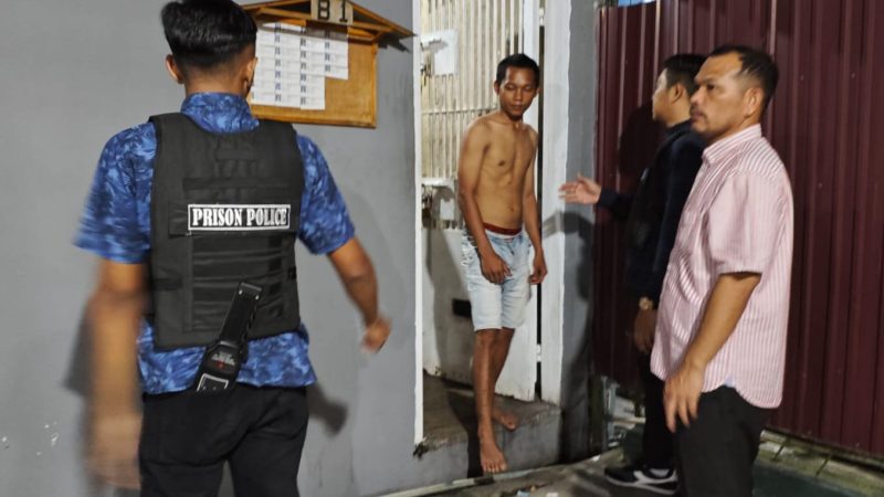 Rutan Kelas II B Rengat Kembali Razia Berantas Halinar 