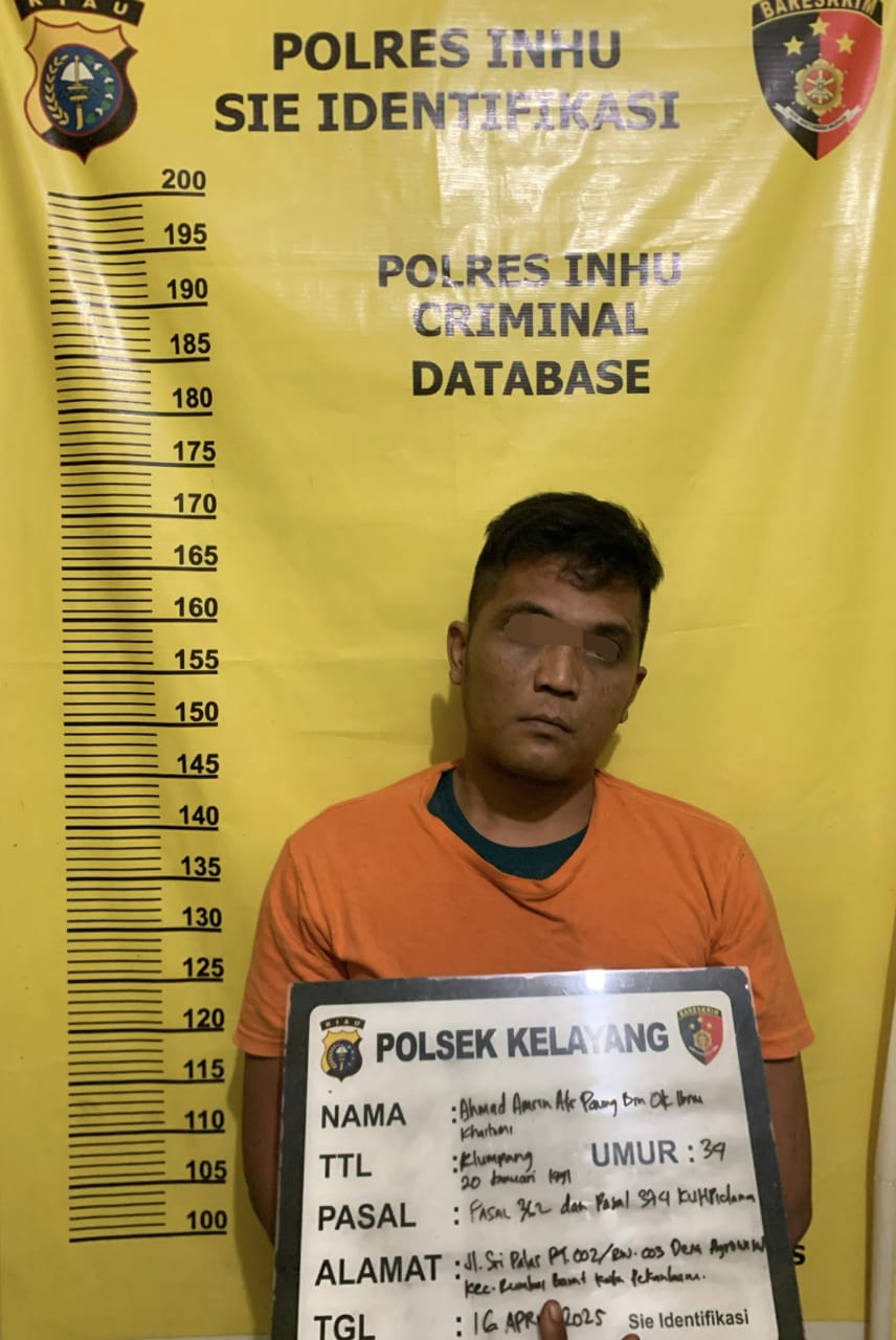 Pelaku Pencuri Onderdil Alat Berat Positif Mengonsumsi Narkotika Jenis Sabu