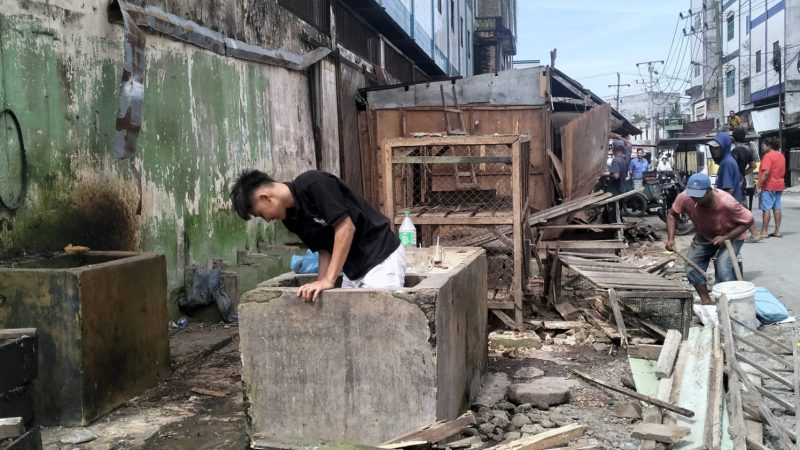 Pendekatan Humanis Satpol PP Sergai, Akhirnya Pedagang Bongkar Kios Secara Mandiri