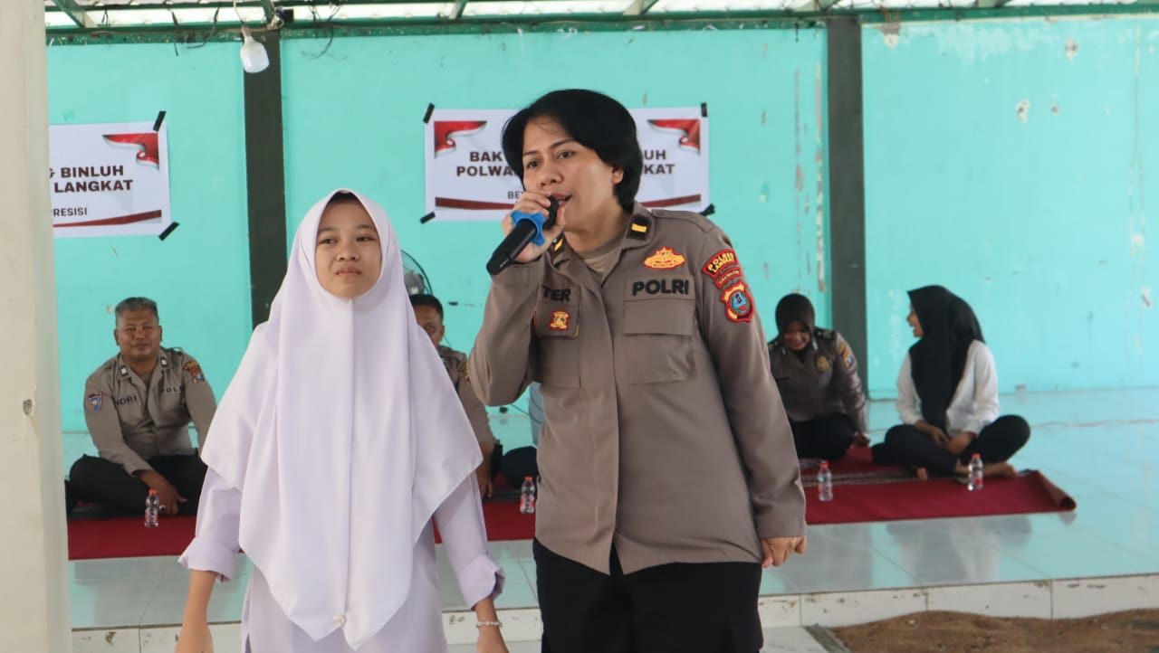 Cegah Pelecehan & Perundungan Sejak Dini, Polres Langkat di Pondok Pesantren